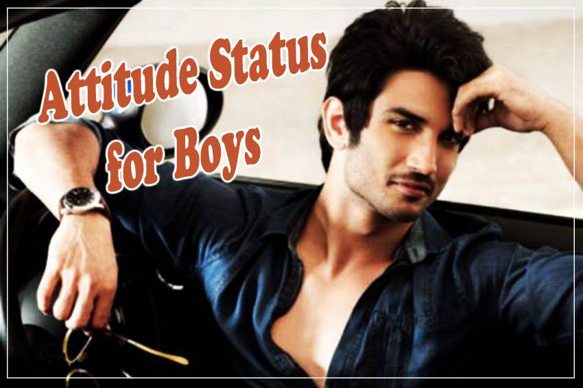 Attitude Status For Boys In Hindi